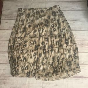 Maggie Barnes Animal Print Skirt